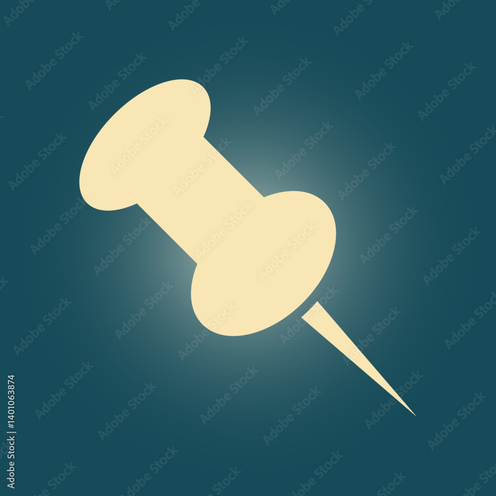 Push pin trendy icon Ideal abstract vector illustration colorful artwork beautiful design Push pin trendy icon Ideal abstract vector illustration colorful artwork beautiful design