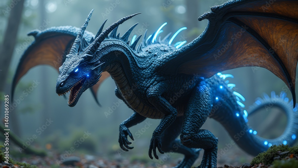 The Dark Dragon in the Forest The Dark Dragon in the Forest
