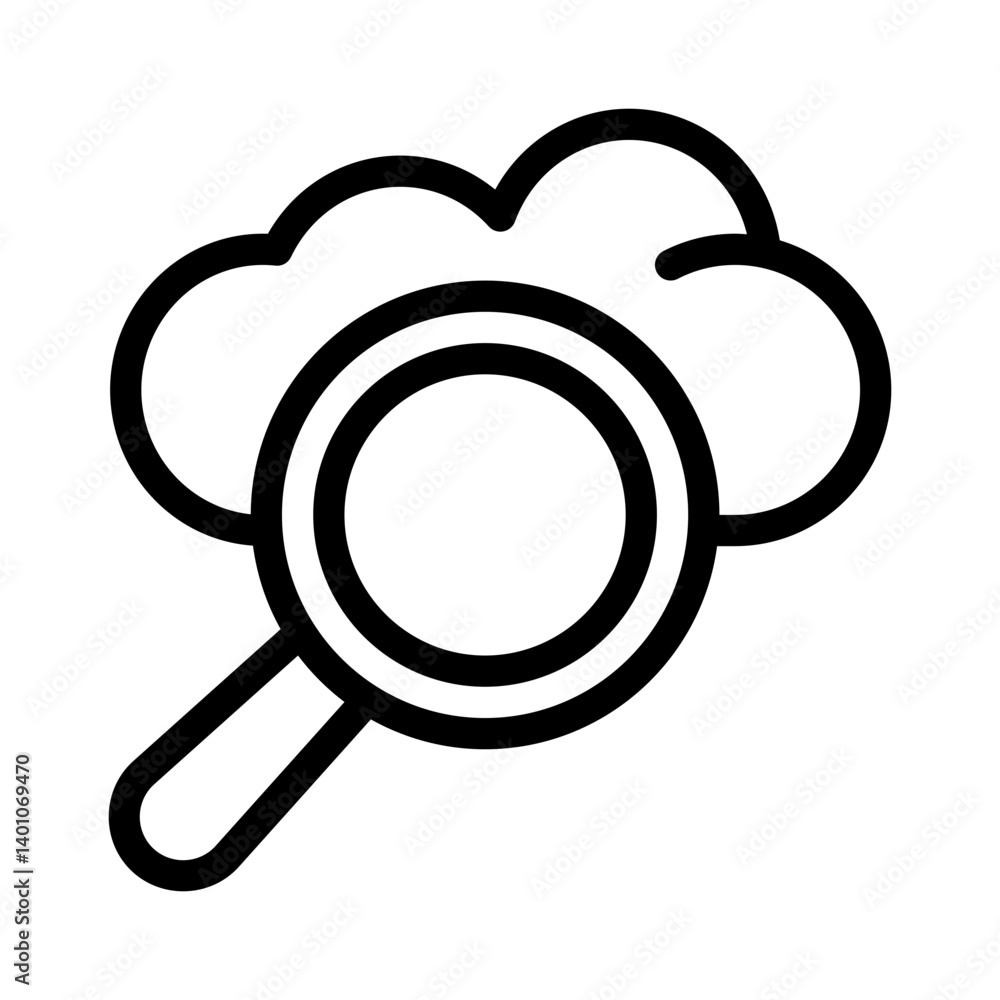cloud line icon cloud line icon