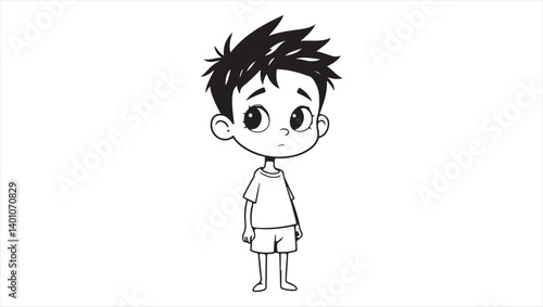 cartoon character of a man with a smile
