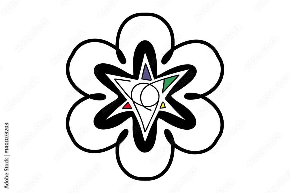 black and white tattoo