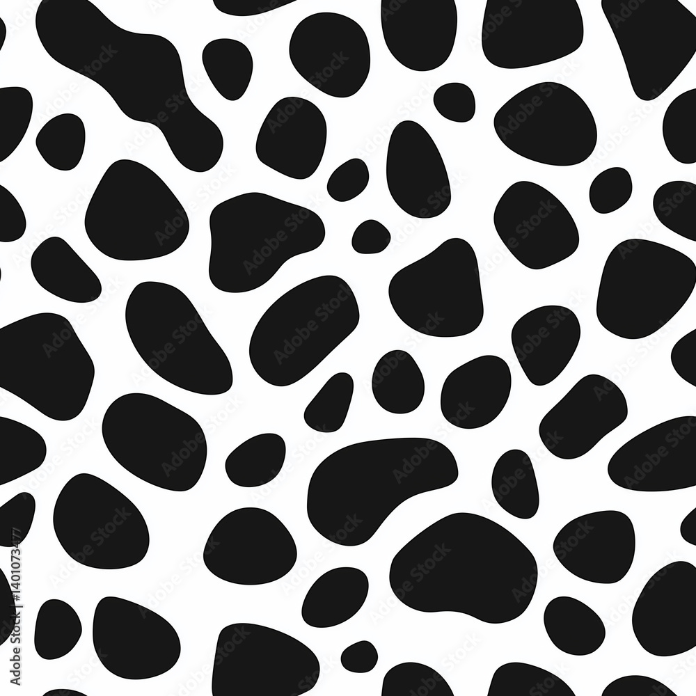Seamless Minimal Cow Hide Seamless Pattern Seamless Minimal Cow Hide Seamless Pattern
