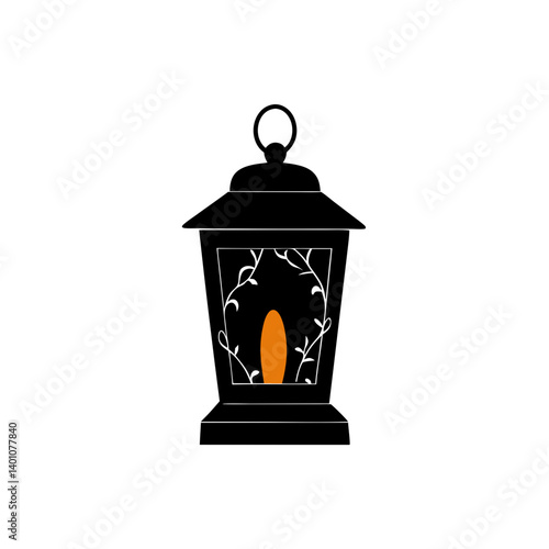 creative details Halloween  Lantern Icon  Vector Illustration