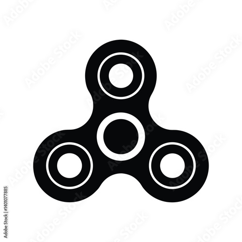 fidget spinner silhouette