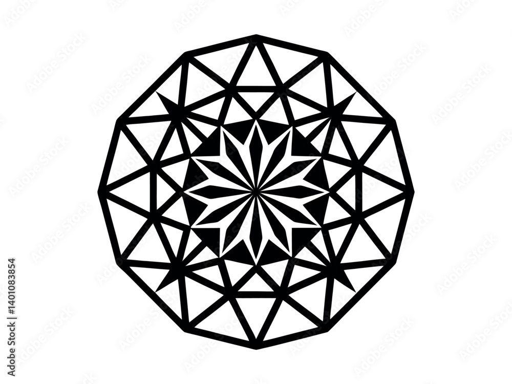 Design of traditional Mandala Art Design of traditional Mandala Art
