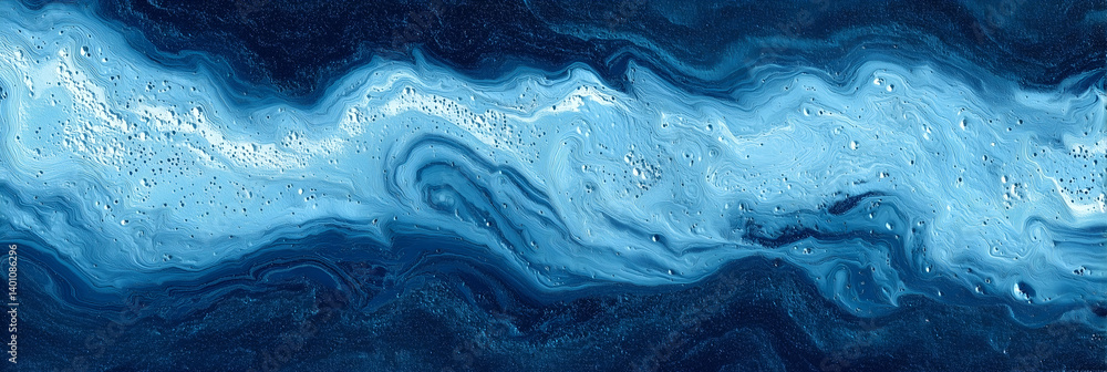 Obraz premium Blue textured wall background with natural rough plaster and cracked stone structure. Ideal for digital backdrops, web design, and creative layouts.