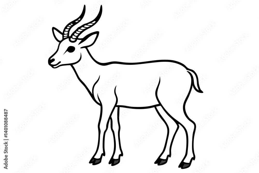 Wild Markhor Vector Wild Markhor Vector