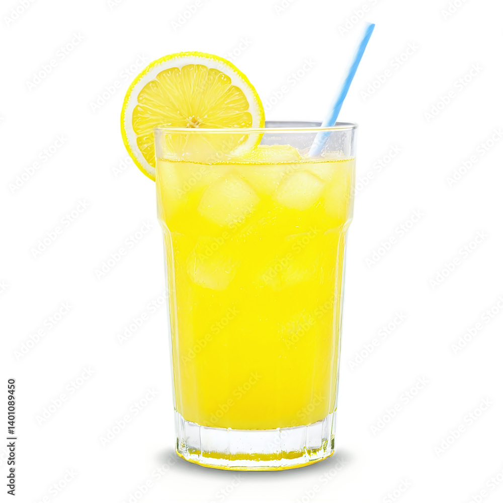 glass of lemonade isolated on transparent background glass of lemonade isolated on transparent background