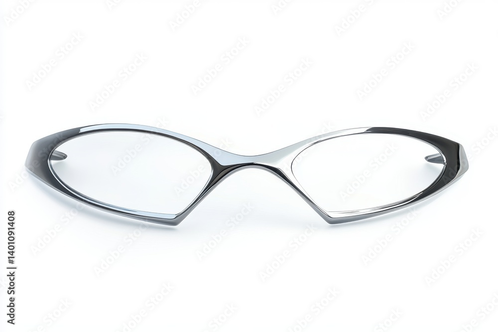 Modern eyewear on white space isolated on white background Modern eyewear on white space isolated on white background
