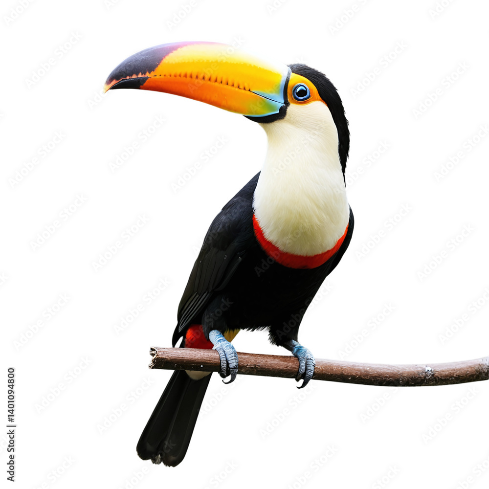 Obraz premium toucan bird isolated on transparent background