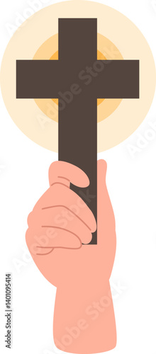 Human hand imitating walkin...