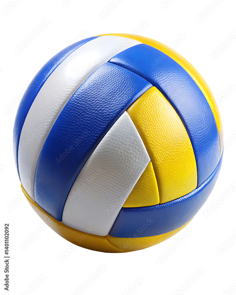 Fototapeta premium volleyball ball isolated on white background PNG. GENERATIVE AI