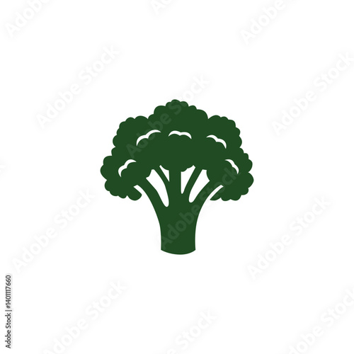 broccoli isolated on white background