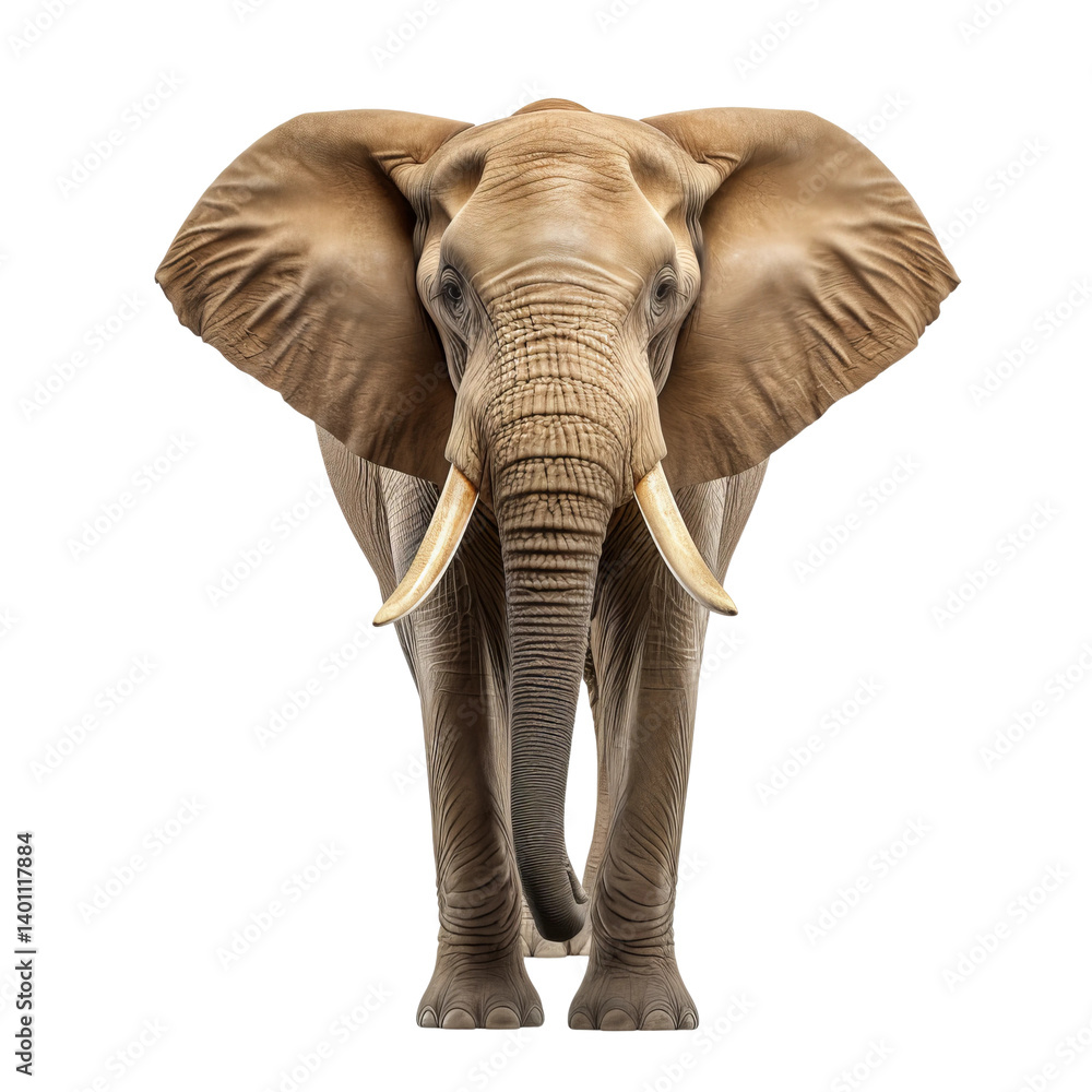 Obraz premium elephant isolated on white