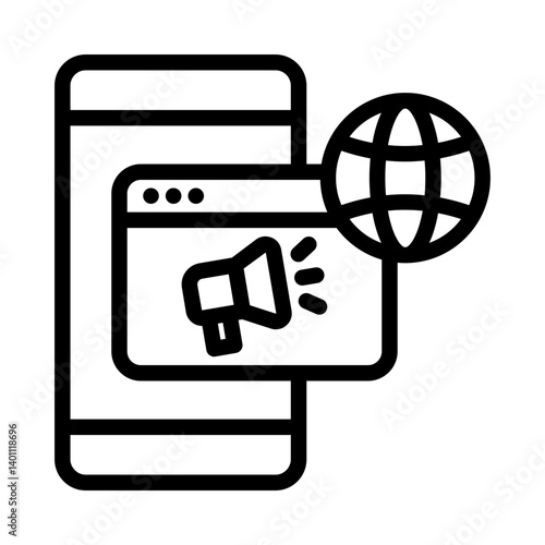 web marketing icon