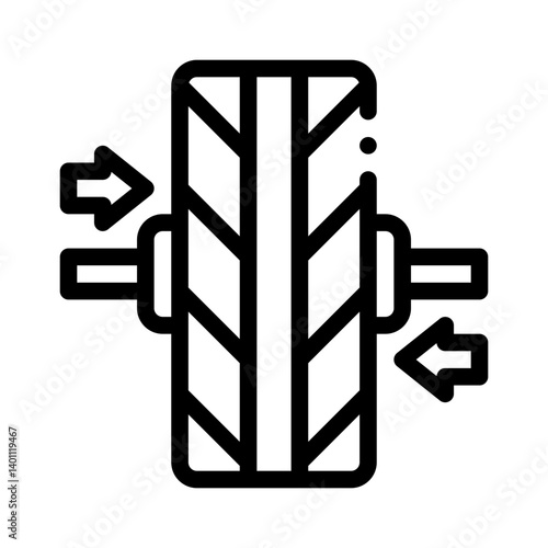 car alignment line icon