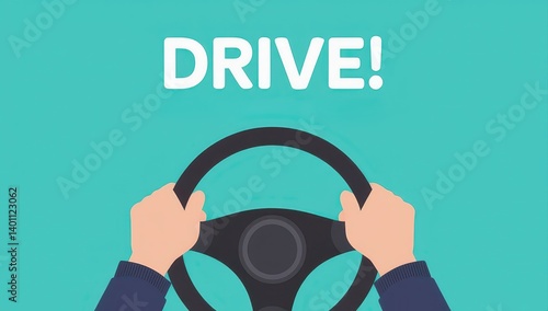 Hands on Steering Wheel - Drive Concept