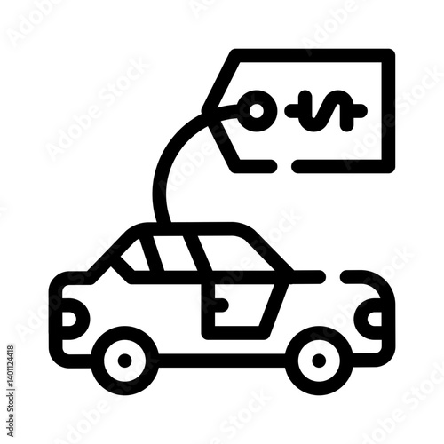 price tag line icon
