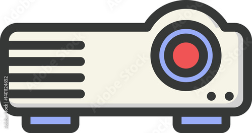 Projector Filled Line Icon