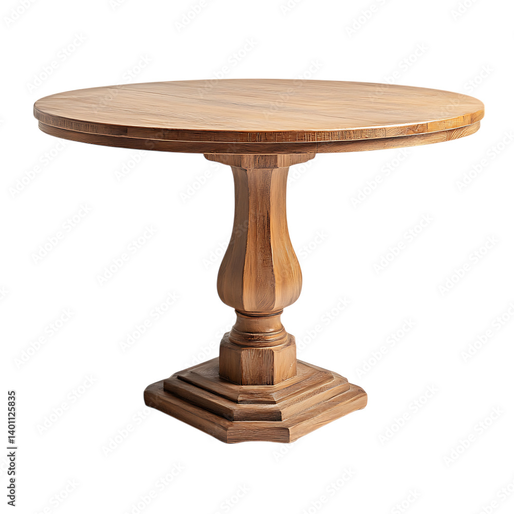 Light brown antique wood round table png Light brown antique wood round table png