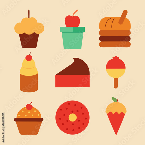 set of sweets