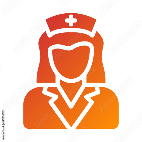 Vector Design Nurse Icon Style