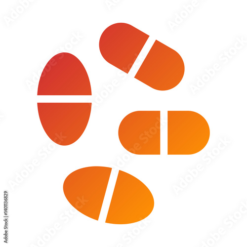 Vector Design Pills Icon Style