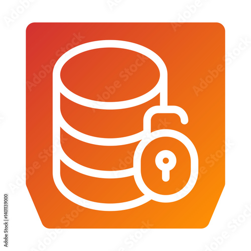 Vector Design Unsecure Icon Style