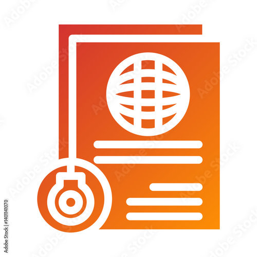 Vector Design Deported Icon Style
