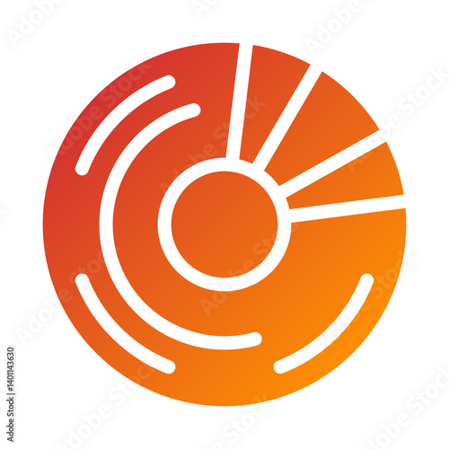 Vector Design CD Icon Style