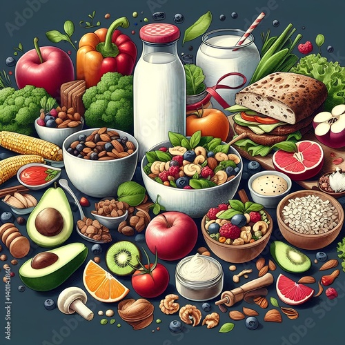 healthy food ingredients
