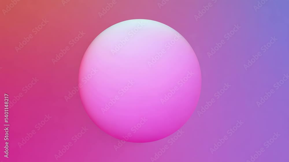 4K Animated Clip of a Magenta Orb Gliding Through a Gradient Backdrop with Stylish Hues and Minimalist Design 4K Animated Clip of a Magenta Orb Gliding Through a Gradient Backdrop with Stylish Hues and Minimalist Design