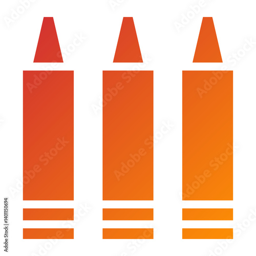 Pencil Crayon Icon Style