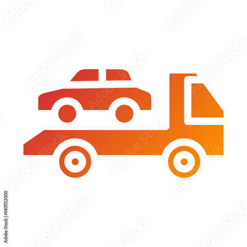 Car Shift Icon Style