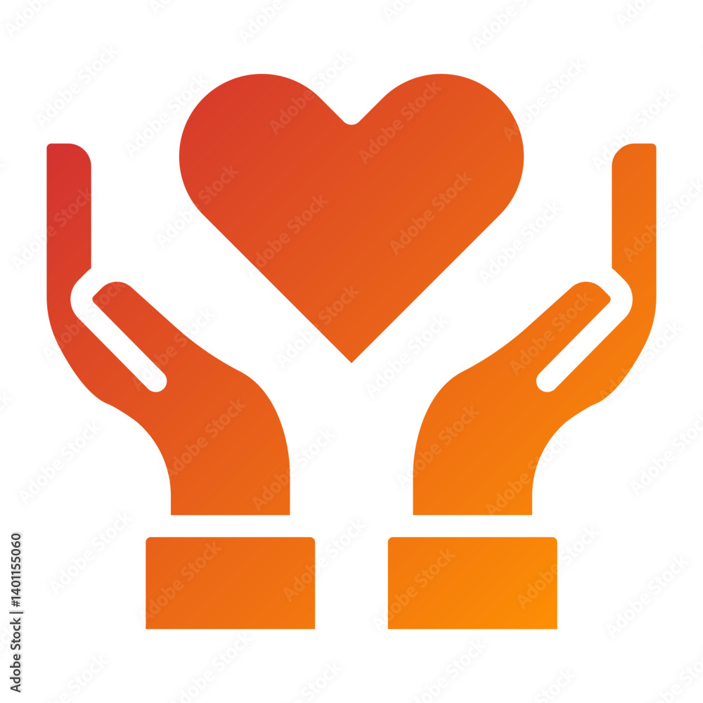 Obraz premium Care Icon Style