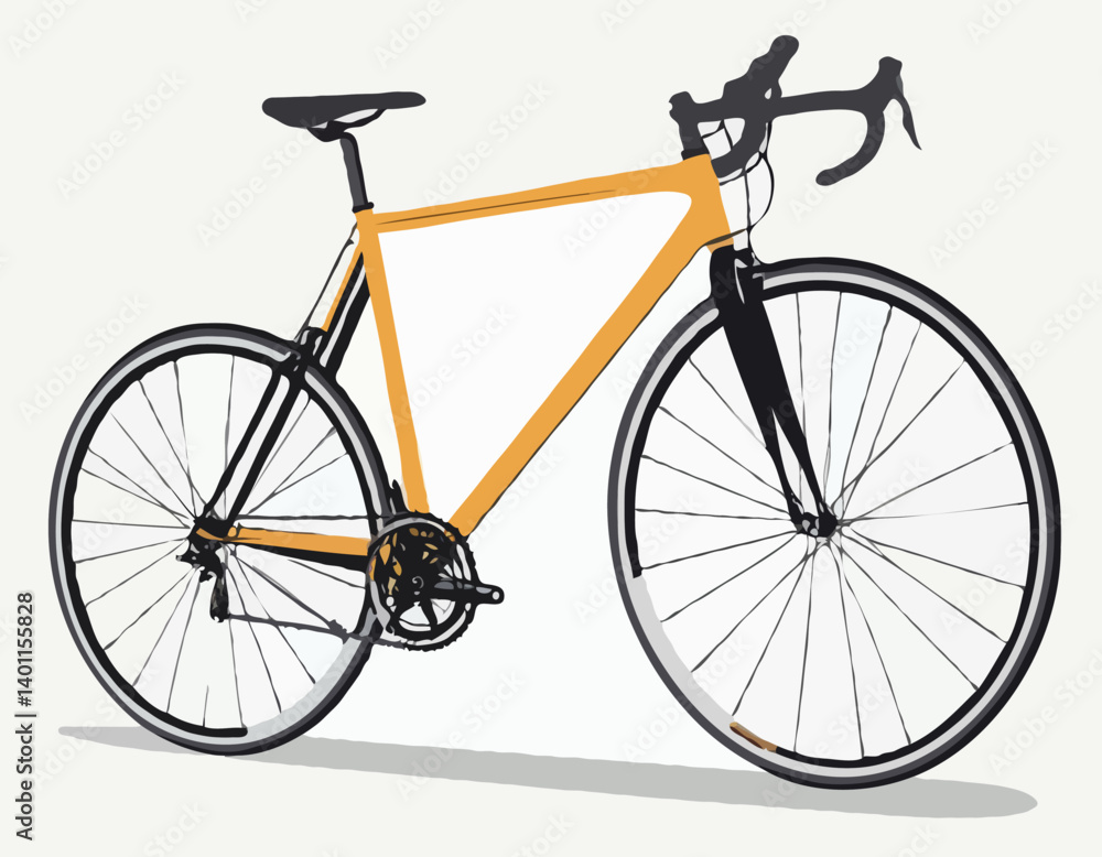 Dessin vectoriel d’un vélo de course Dessin vectoriel d’un vélo de course