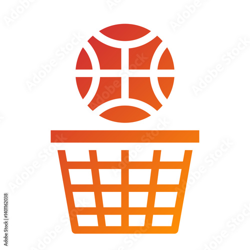 Basketball Icon Style