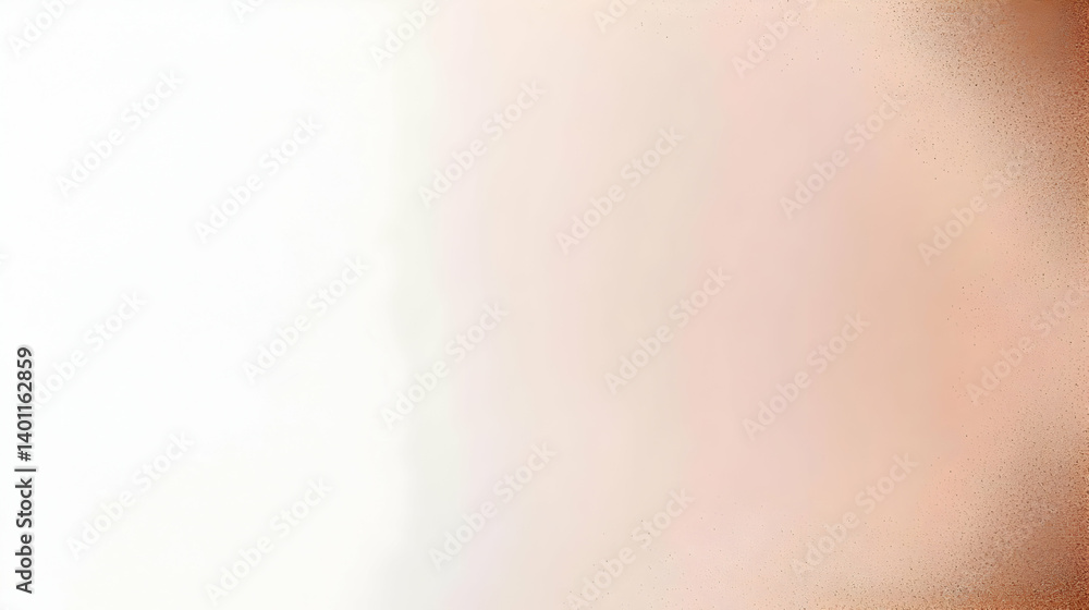 Fototapeta premium Abstract Soft Pastel Gradient Background With Brown Particles