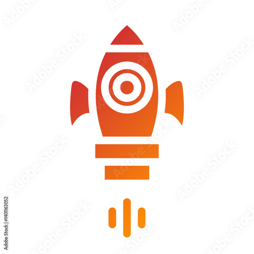 Space Booster Icon Style