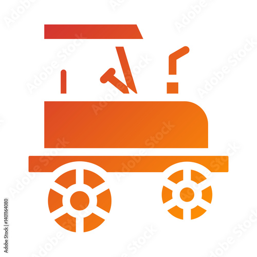 Buggy Car Icon Style