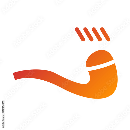 Smoking Pipe Icon Style