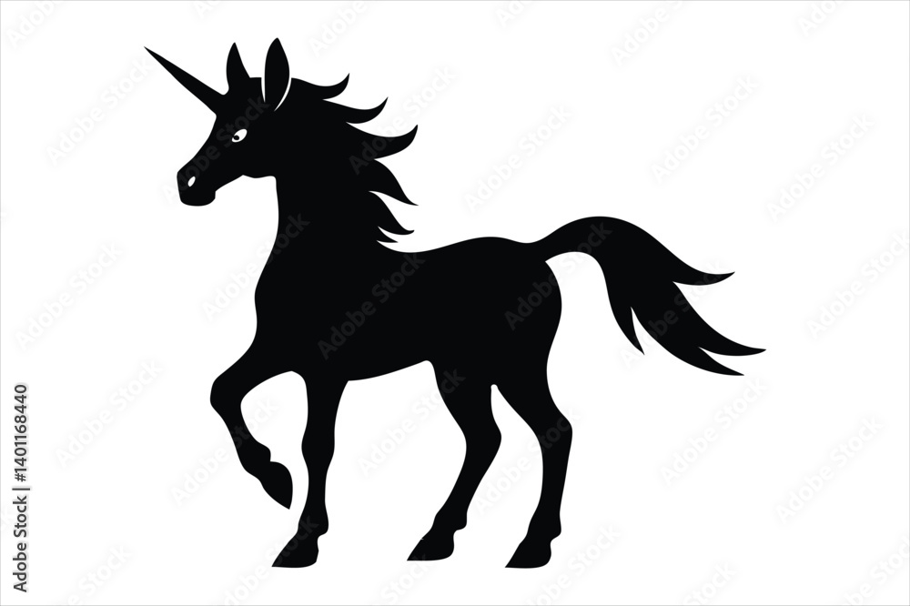 unicorn silhouette vector unicorn silhouette vector