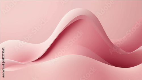 Abstract soft pink shapes background