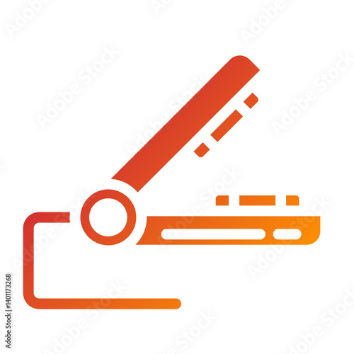 Hair Iron Icon Style