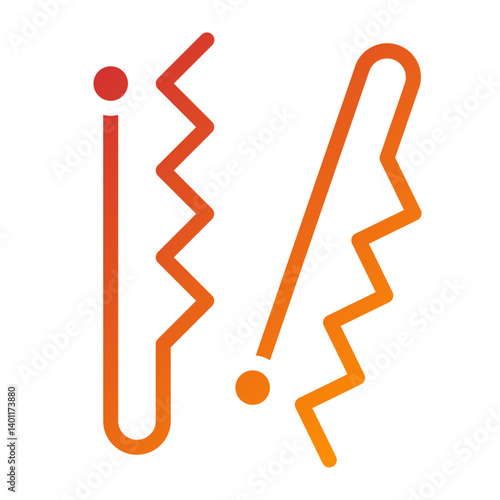 Hair Pin Icon Style