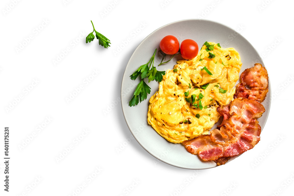 Scrambled Eggs ang Bacon Scrambled Eggs ang Bacon