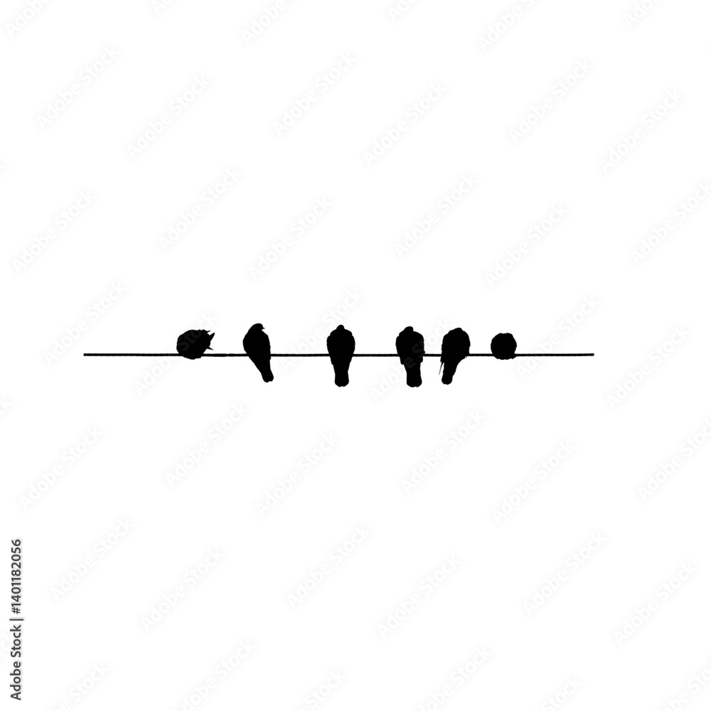 birds on wire birds on wire