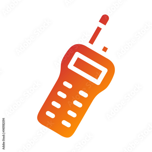 Walkie Talkie Icon Style
