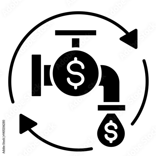 Liquidity Analysis  Icon Element For Design	