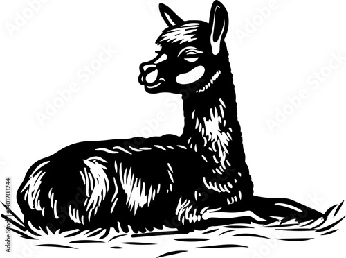 alpaca, giraffe, animal, cartoon, wild, safari, vector, zoo, illustration, mammal, animals, nature, wildlife, zebra, neck, cute, tall, funny, baby, drawing, jungle, art, design, set, fun, elephant